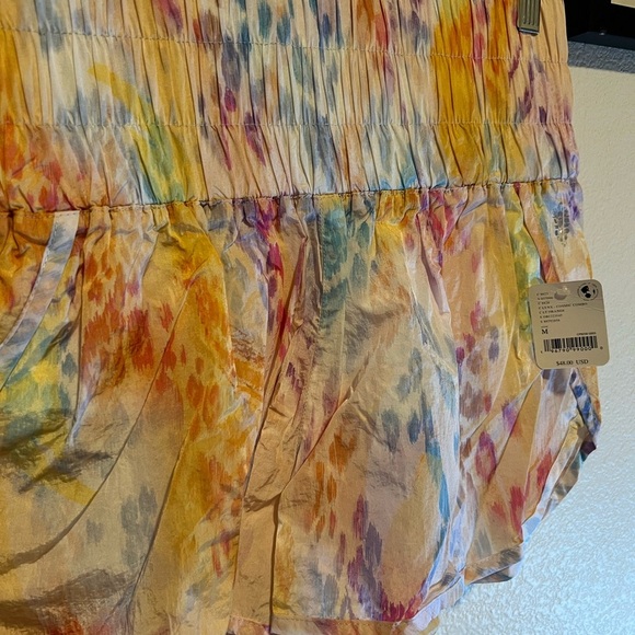 Free People Movement Vibrant Multicolor High Waist Women's Shorts size medium - Picture 3 of 4